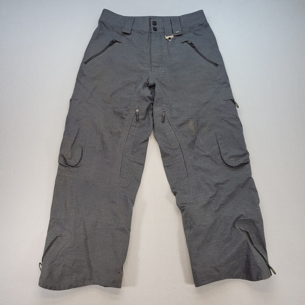 Oakley Snow Pants‎ Mens M Gray RECCO Avalanche Technical Ski Snowboard